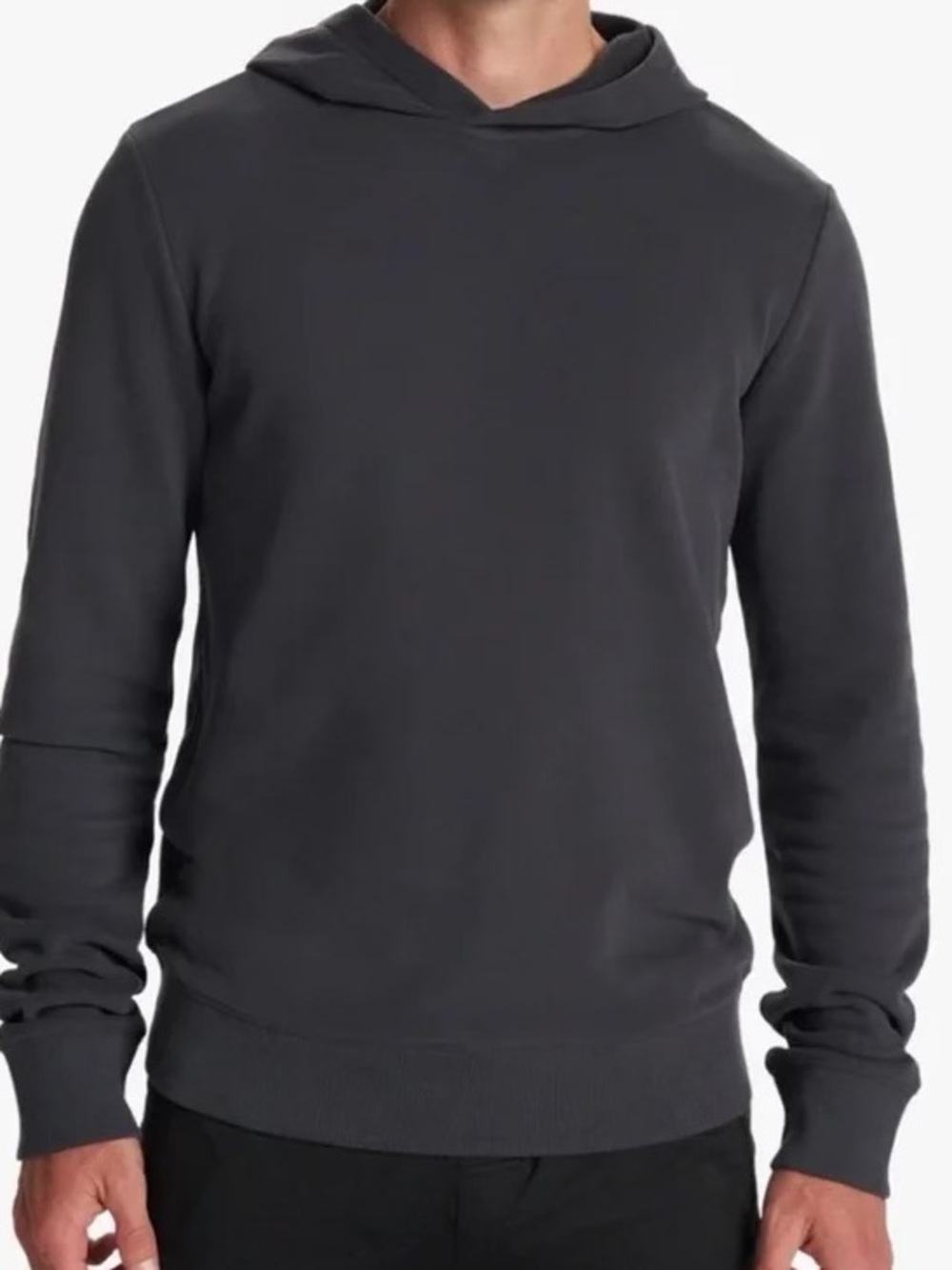 Vuori Men’s Cypress Hoodie Size Large Charcoal Color Athleisure Athletic Sporty